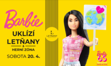 Barbie uklízí Letňany a herní zónu